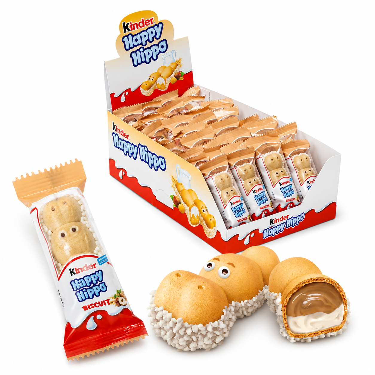#AMAZON Happy Hippo - Chocolate con Crema de Avellanas - Caja 28 Unidades de 20,7G - Dulces y Chocolates para Mesas Dulces. Regalos Originales. Detalles para Bodas, Bautizos, Comuniones y Cumpleaños. Decoración para Repostería. IMPORTACIÓN