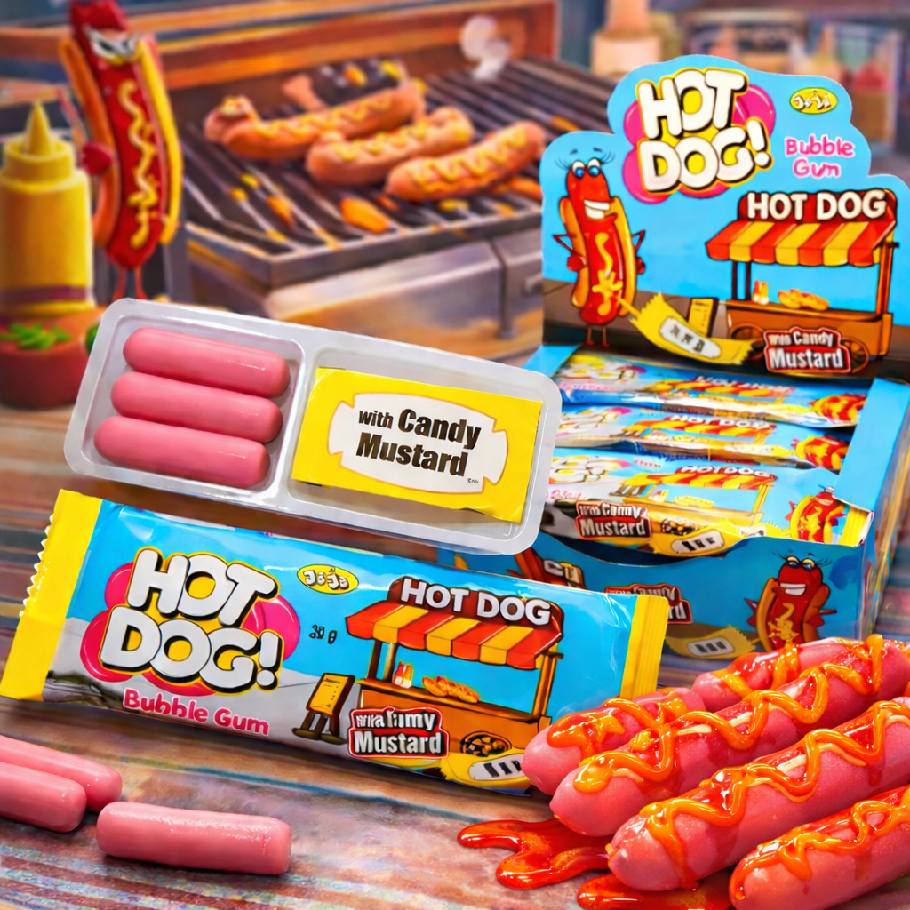 Perrito Caliente con Mostaza de Caramelo | Formato 24 Uds