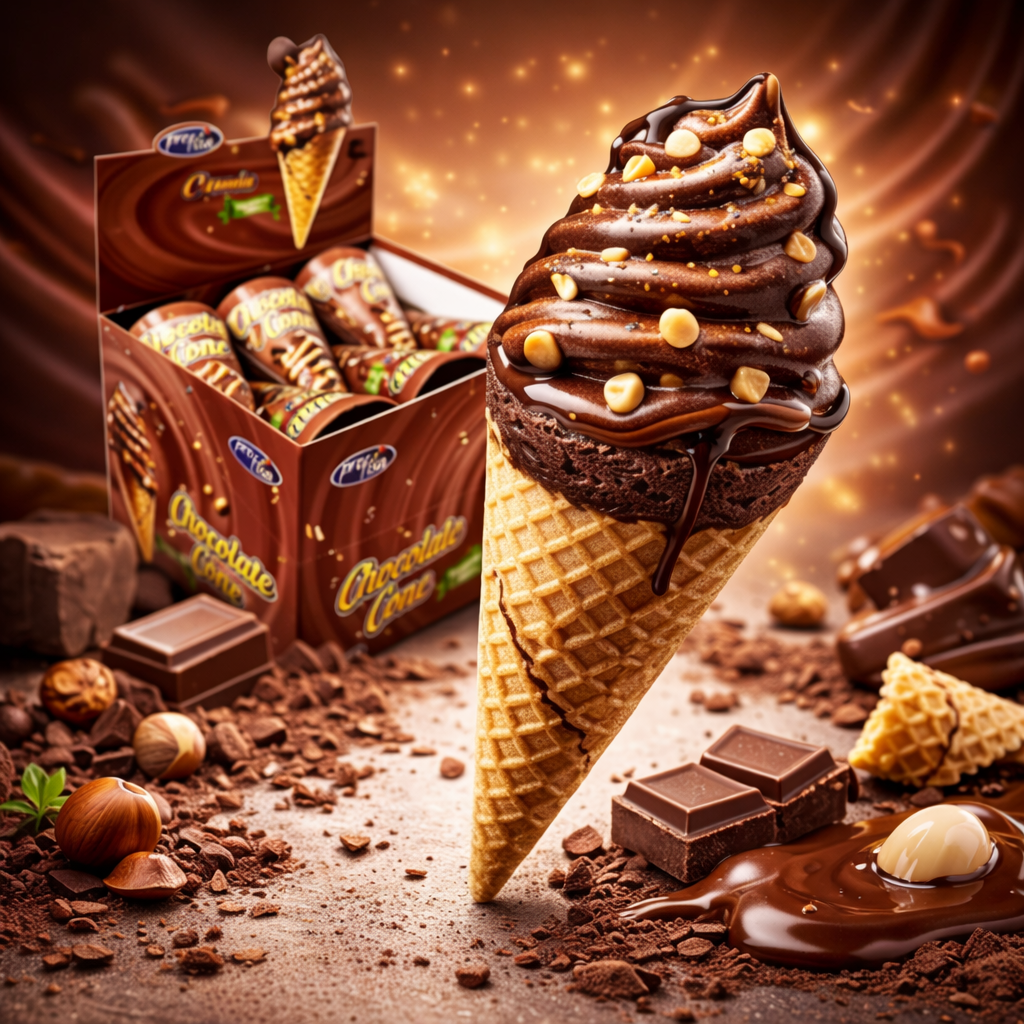 Cono de Chuche de Chocolate | Formato 12 Uds