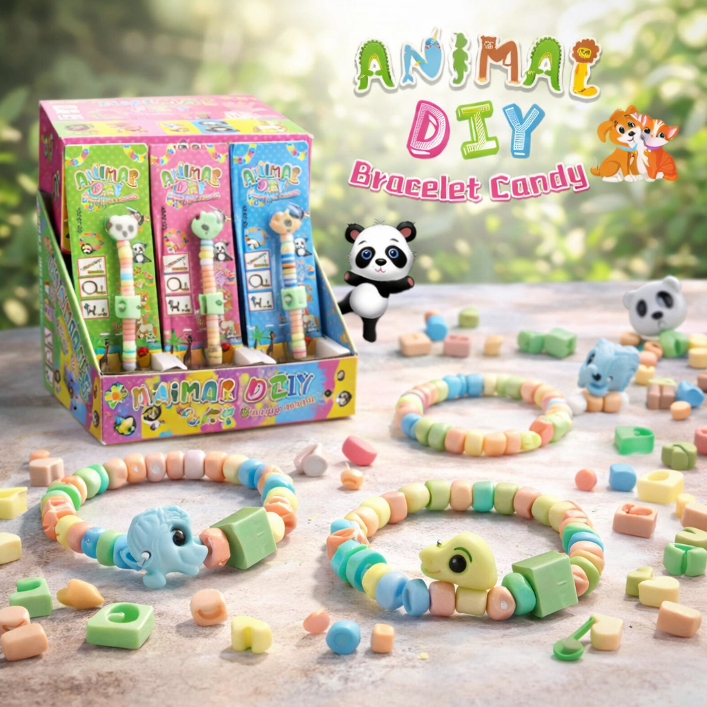 DIY  Pulseras y Animales de Chuches | Contiene 24 Uds