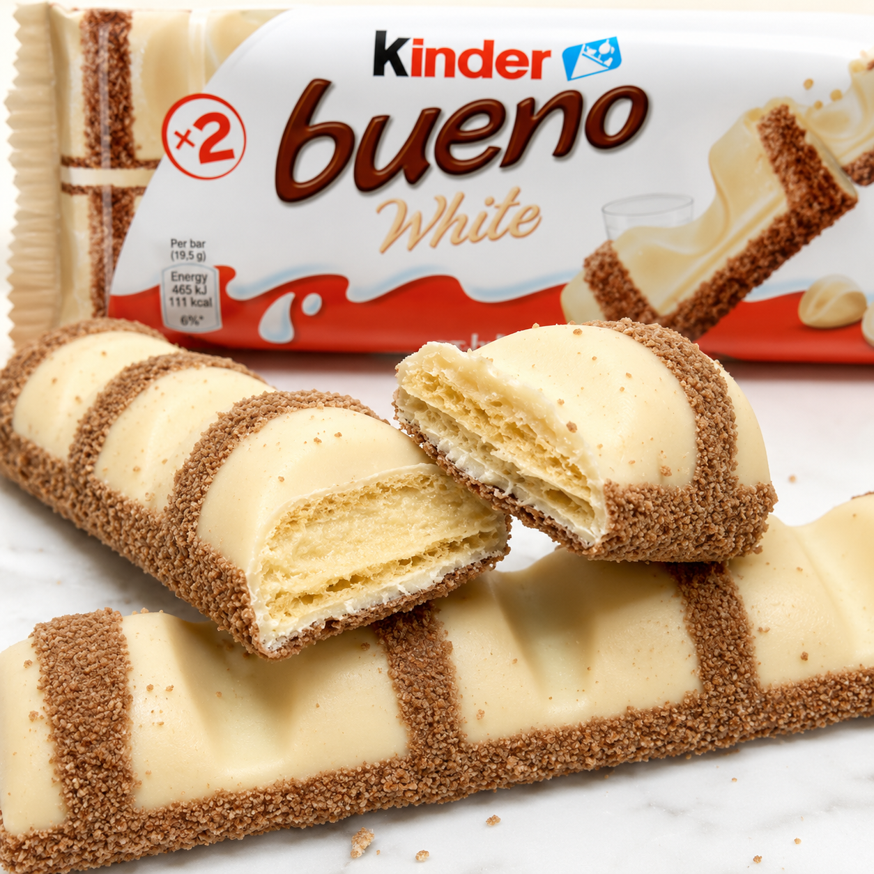 #AMZ Kinder Bueno White - Caja Importación 15 Uds