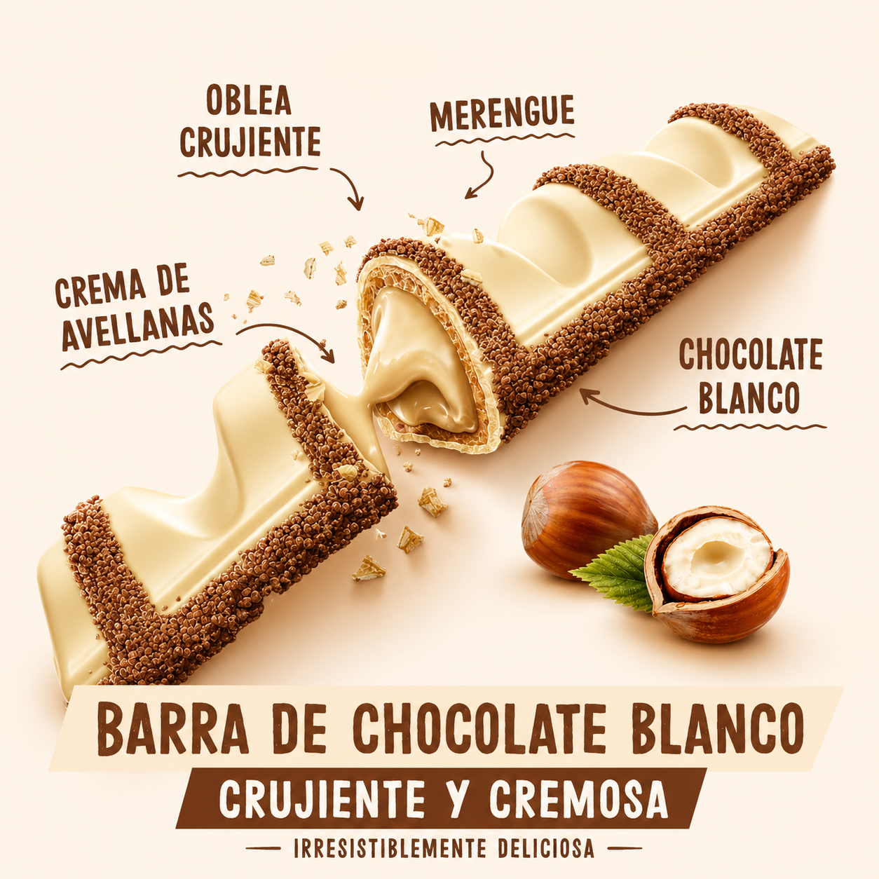 #AMZ Kinder Bueno White - Caja Importación 15 Uds