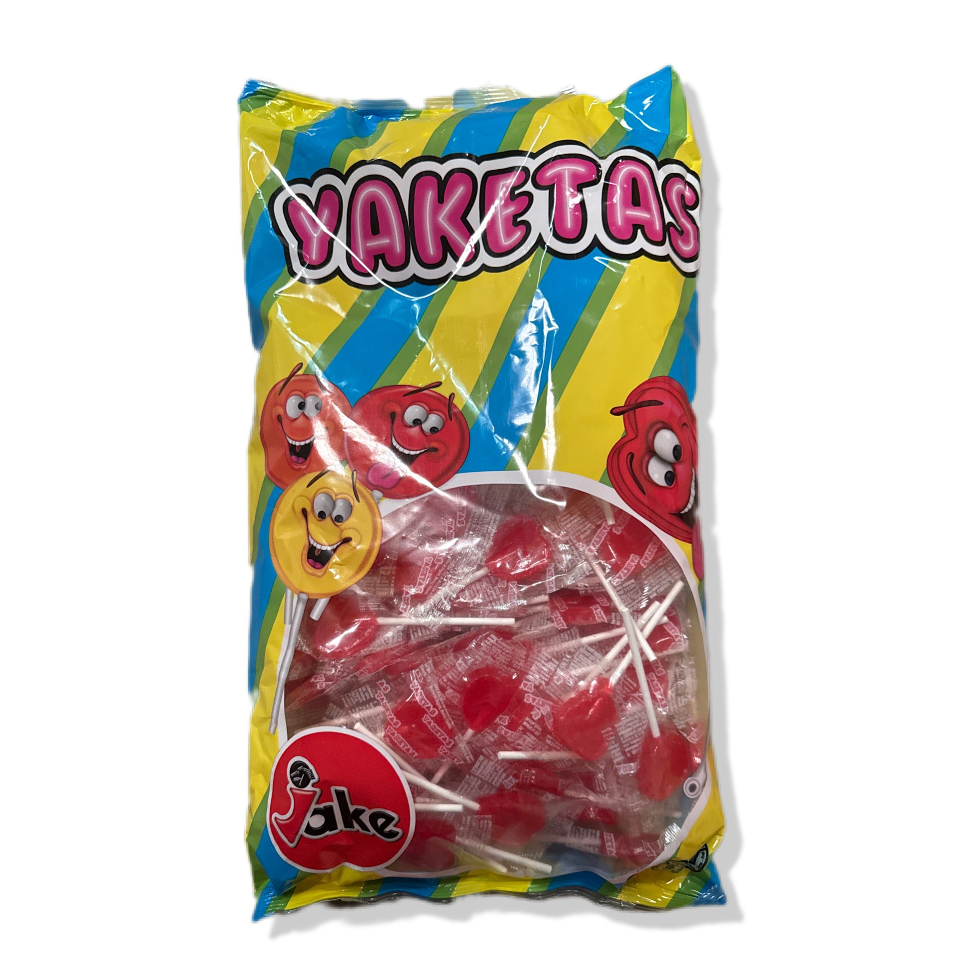 Yaketas Mini Corazón Jake | Formato Bolsa 150 Unidades