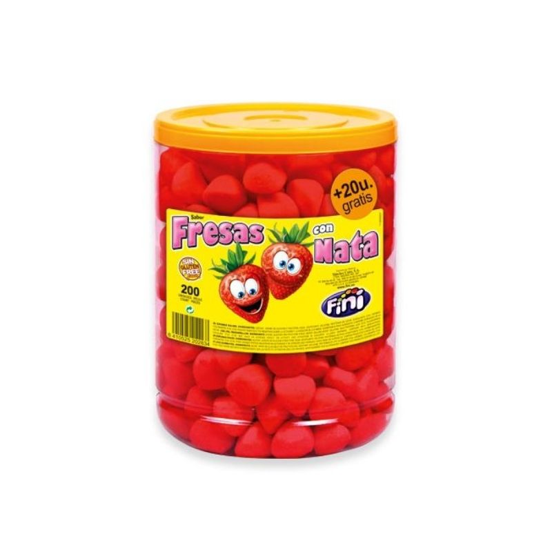 Espumas Dulces Fini Sabor Fresas con Nata | Formato 200 Uds
