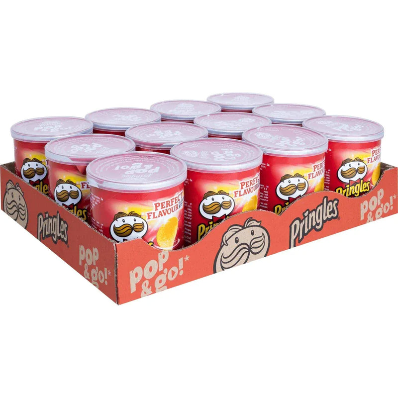 Pringles 40g x 12 Unidades - Especial Candy Bar | Sabores: Original, Sour Cream, Hot Spicy, Paprika, Barbacoa y Pizza | ¡Elite tu sabor preferido!