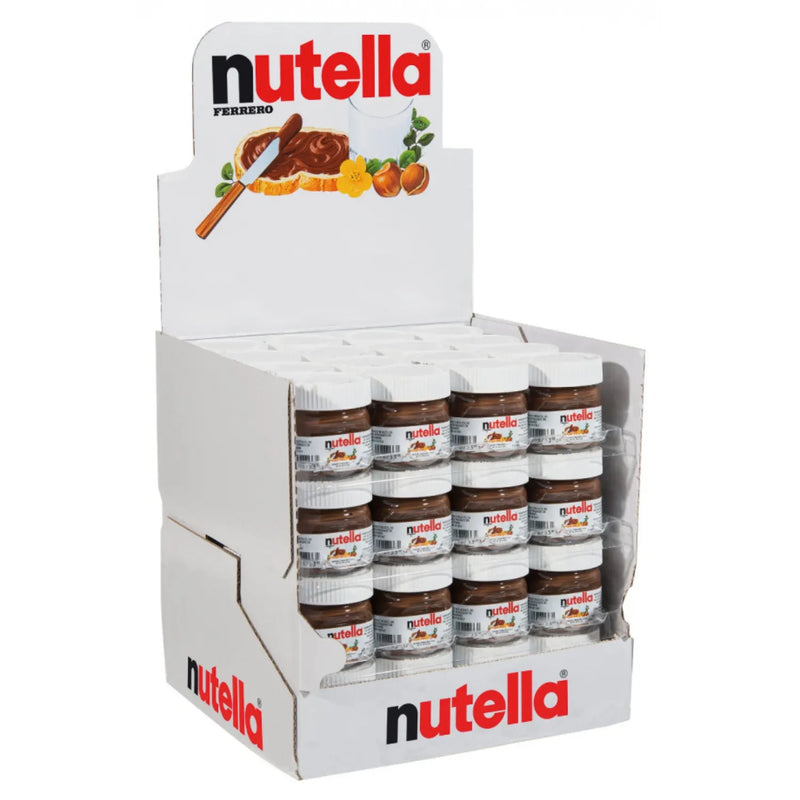 "Nutella Mini Tarro 25g Especial Candy Bar | Crema de Avellana y Cacao Original | Ideal para Comuniones, Bodas, Cumpleaños y Regalos Personalizados -"