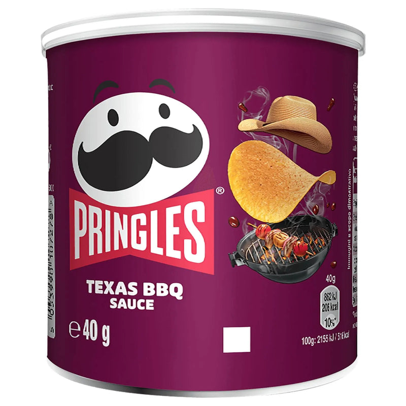 Pringles 40g x 12 Unidades - Especial Candy Bar | Sabores: Original, Sour Cream, Hot Spicy, Paprika, Barbacoa y Pizza | ¡Elite tu sabor preferido!