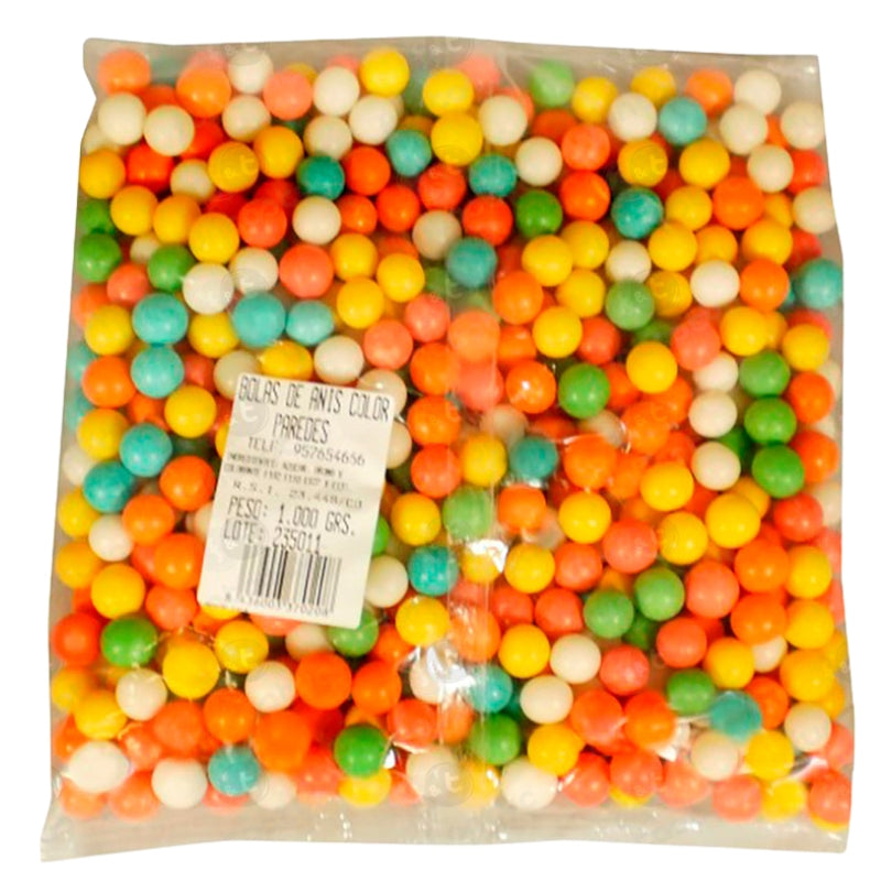 Bolas de Anís Colores Surtidos - Caramelos Paredes | Formato Bolsa 1KG