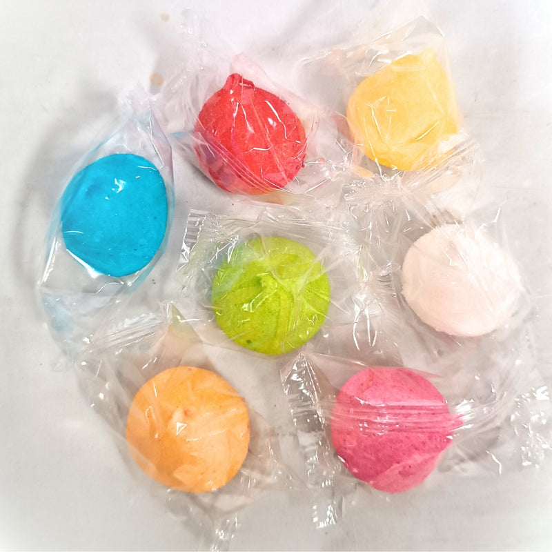 Top Mallow "Especial Brochetas" | Esponjitas Surtidas de Colores Envueltas Individualmente| Top Candy Formato Bolsa 880g - 110 Unidades