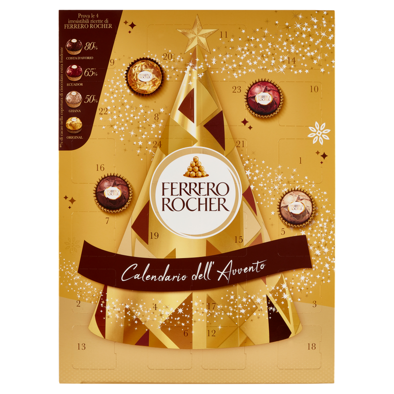 Calendario Adviento Ferrero Rocher Dorado 300g