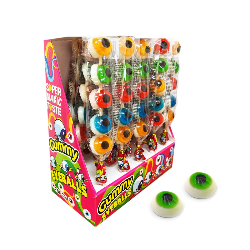 Stick de Ojos de Gominola - Contiene 20 Unidades