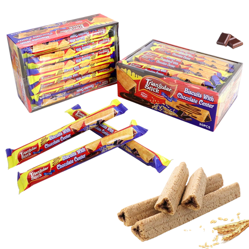 Galleta Cereales Triangular con Chocolate - Contiene 30 Unidades