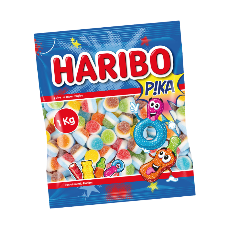 Besitos Tricapa Pica Haribo | Formato Busta 1KG