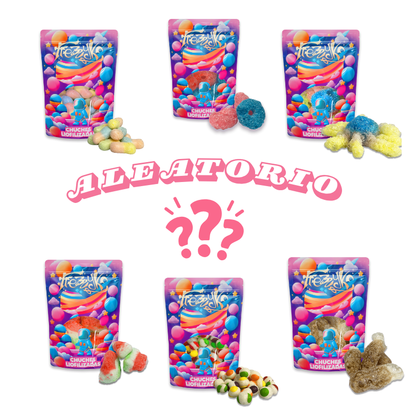 CHUCHES LIOFILIZADAS FREEZYKS - Sabor Aleatorio (1 UNIDAD)