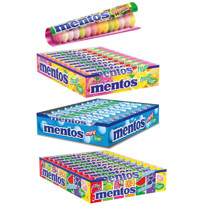 Mentos Caramelos Masticables Formato 20 Uds | ELEGIR REFERENCIA