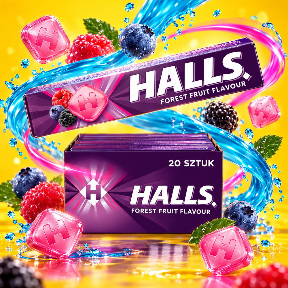 Halls Frutos del Bosque: creatividad publicitaria Kremtik