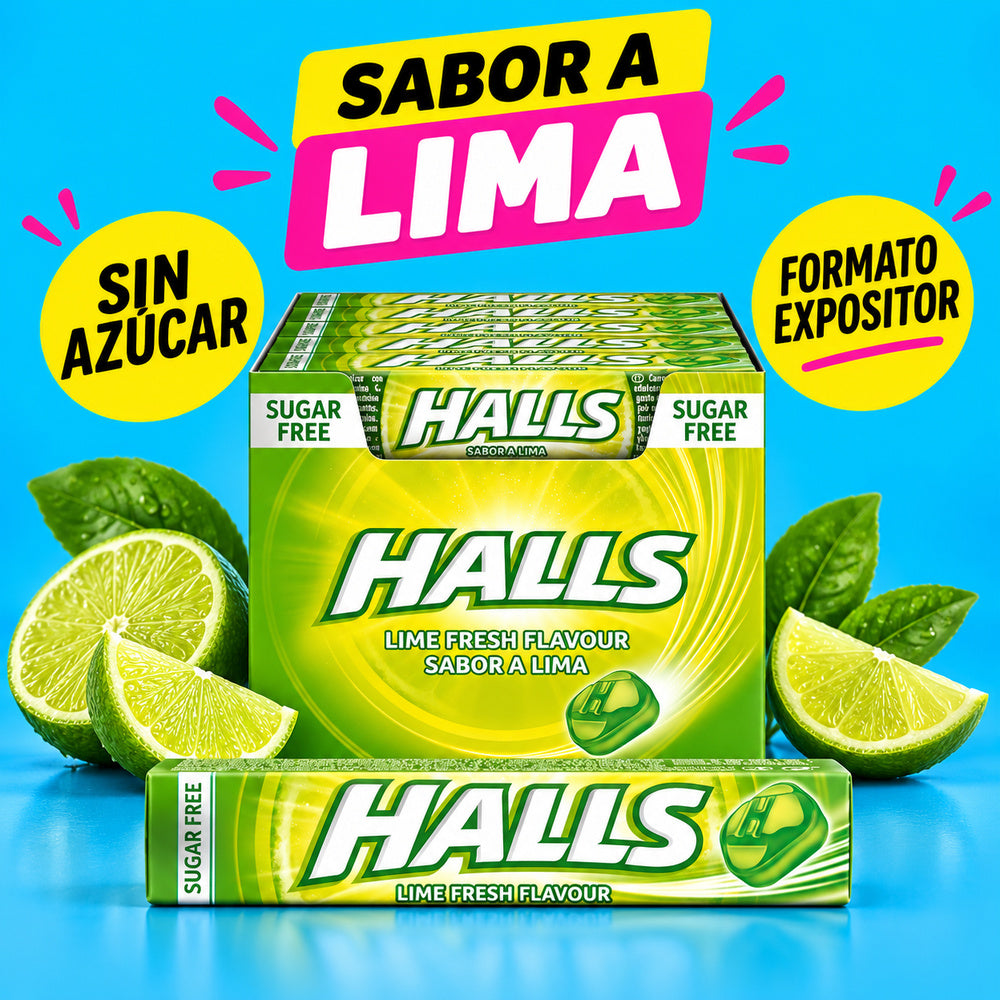 Halls Lime Fresh - Infografía del producto