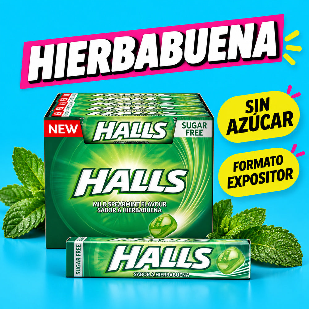 Halls Mild Spearmint - Infografía del producto