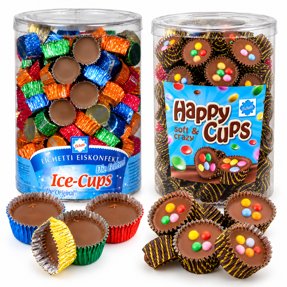 Lote Eichetti | Ice Cups + Happy Cups | Contiene 200 Unidades