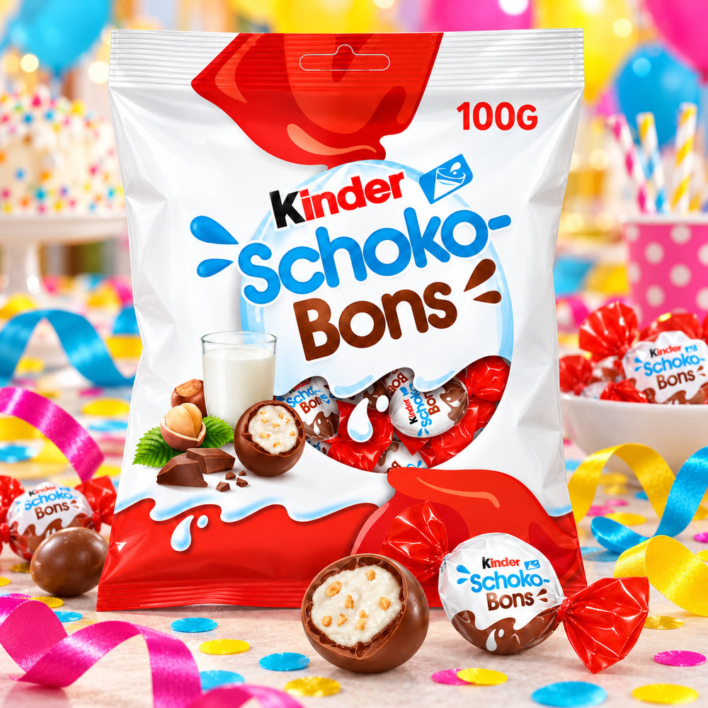 Kinder Schoko-Bons 100g | Contiene 1 Unidad — escena temática