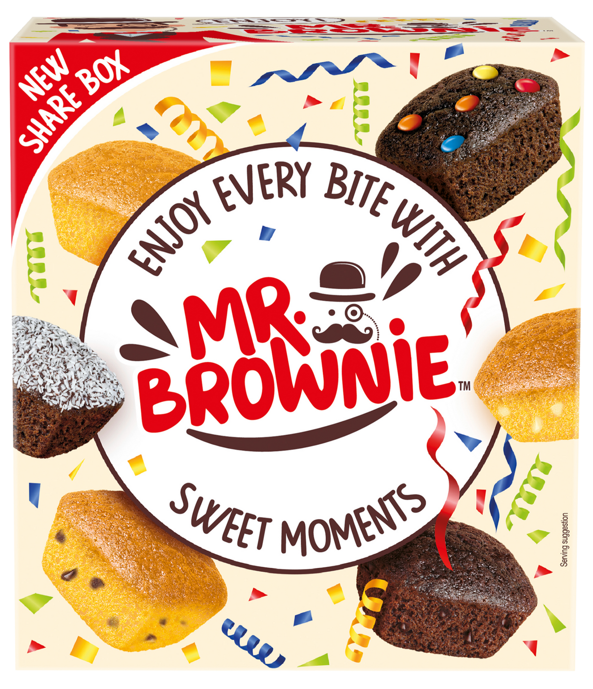 JR Brownies Sweet Moments MIX | Formato 12 Unidades - 300G