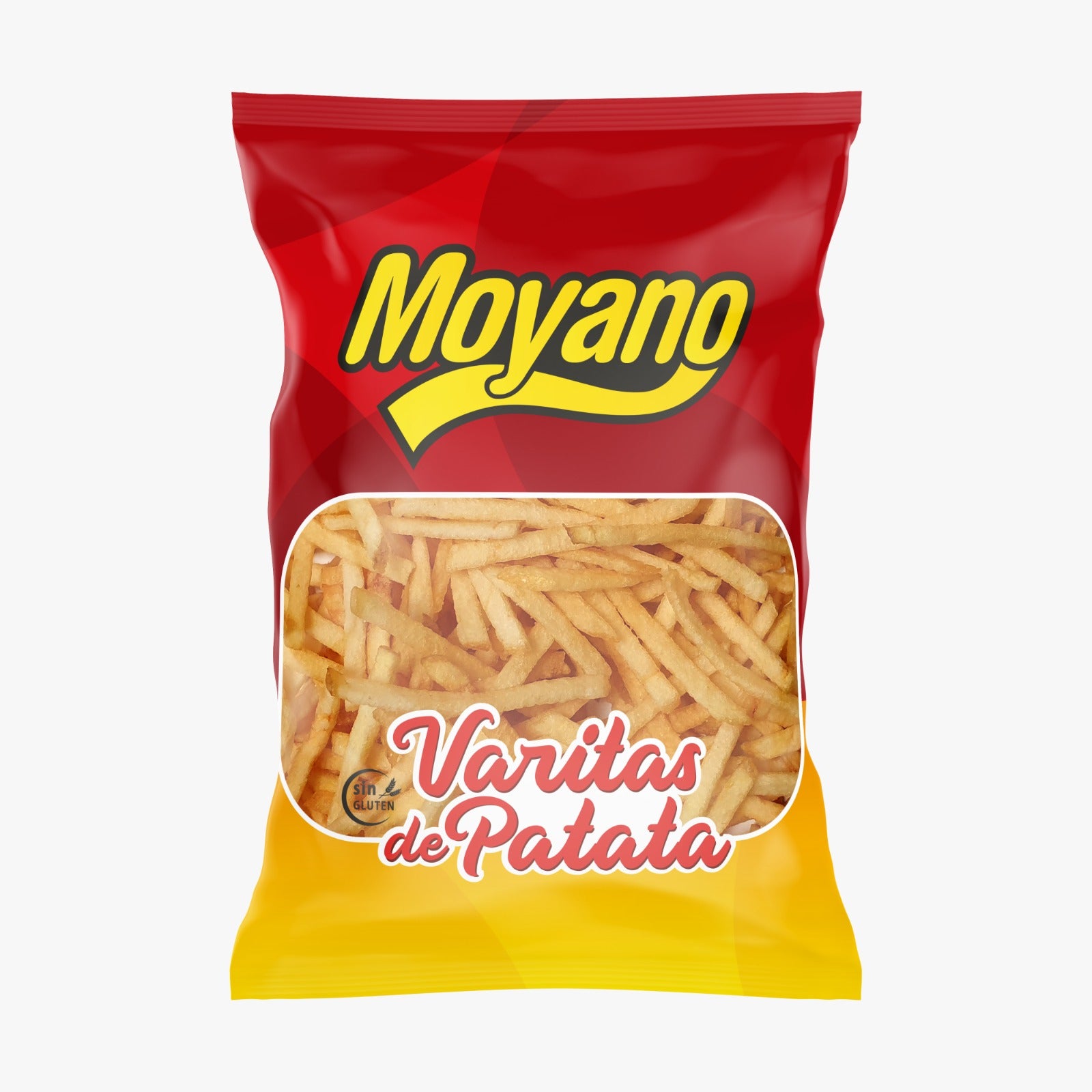 Snacks Moyano x 12 Unità: Patatine Artigianali, Ruedas, Barrette Ketchup, Anelli, Aros, Strisce Prosciutto, Ecc. - SCEGLIERE ARTICOLO