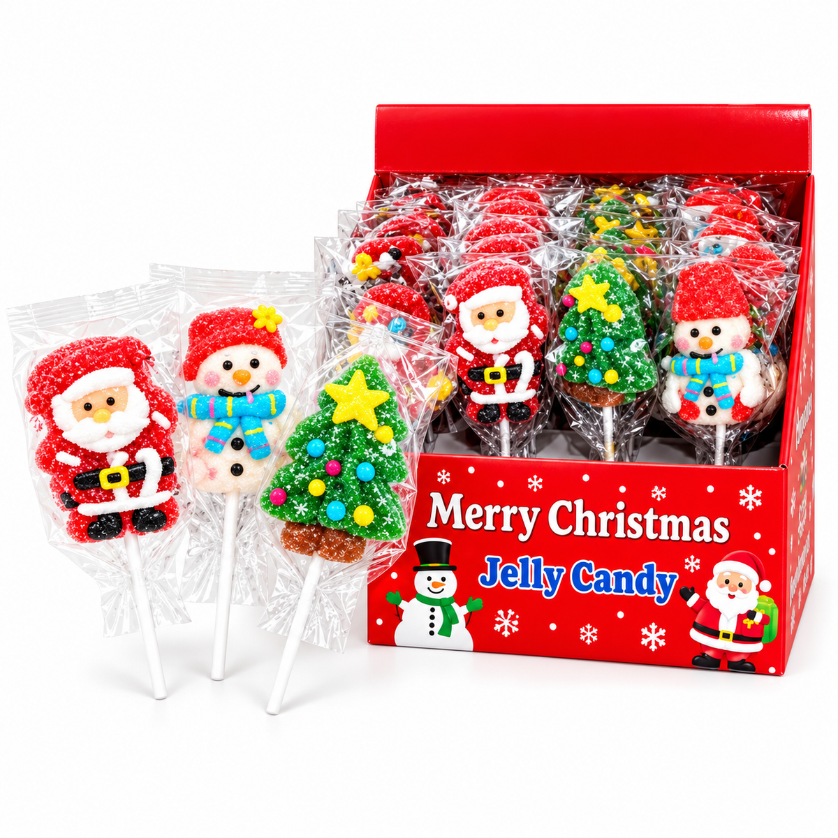 Christmas Jelly Pop | Contiene 32 Unidades x 20G