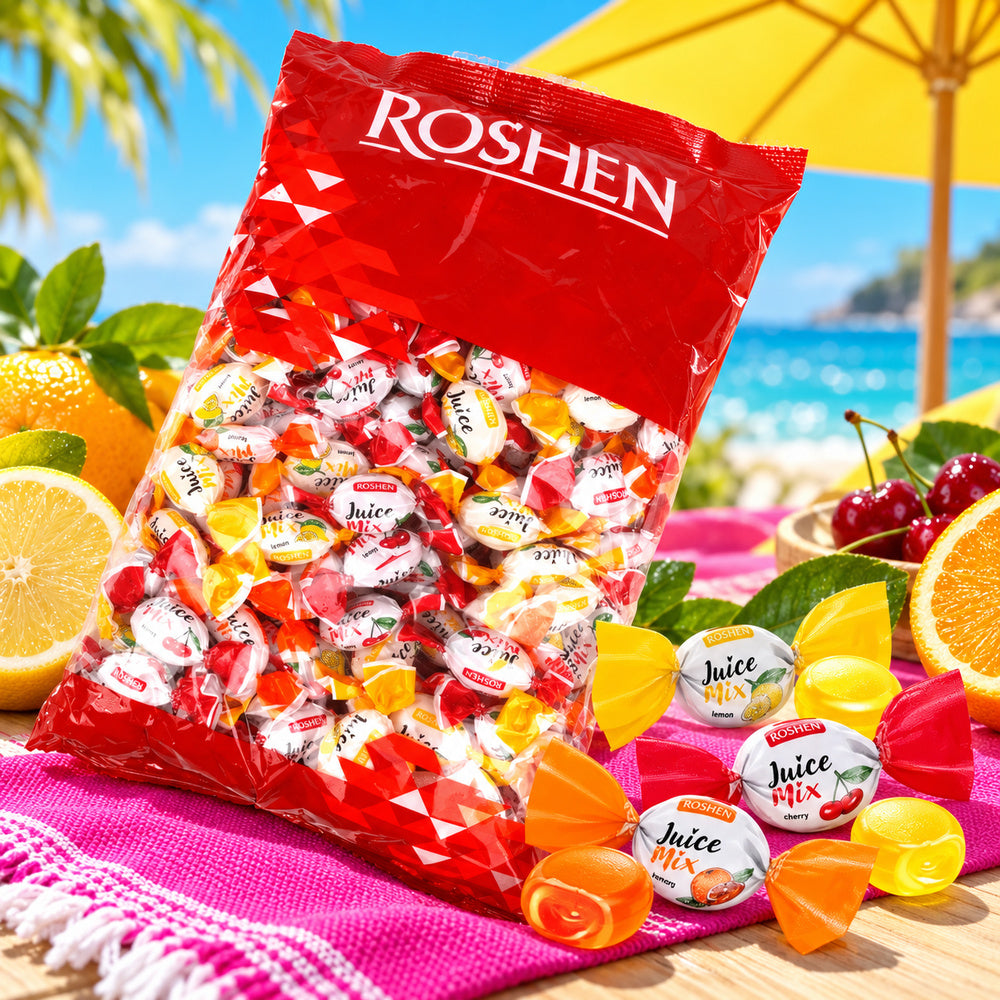 Roshen Juice Mix - Formato Bolsa 1KG — escena temática