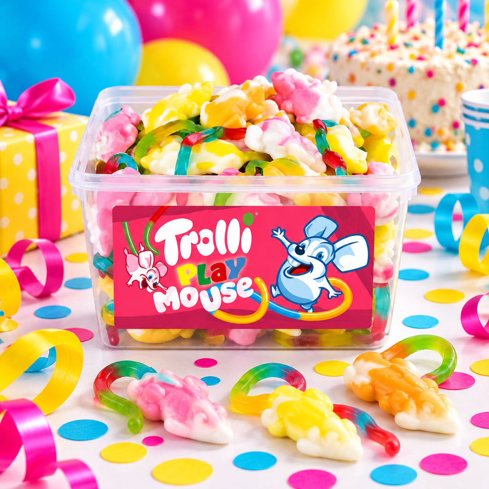 Trolli Ratones "Playmouse" | Tarro 75 Unidades x 16G — escena temática