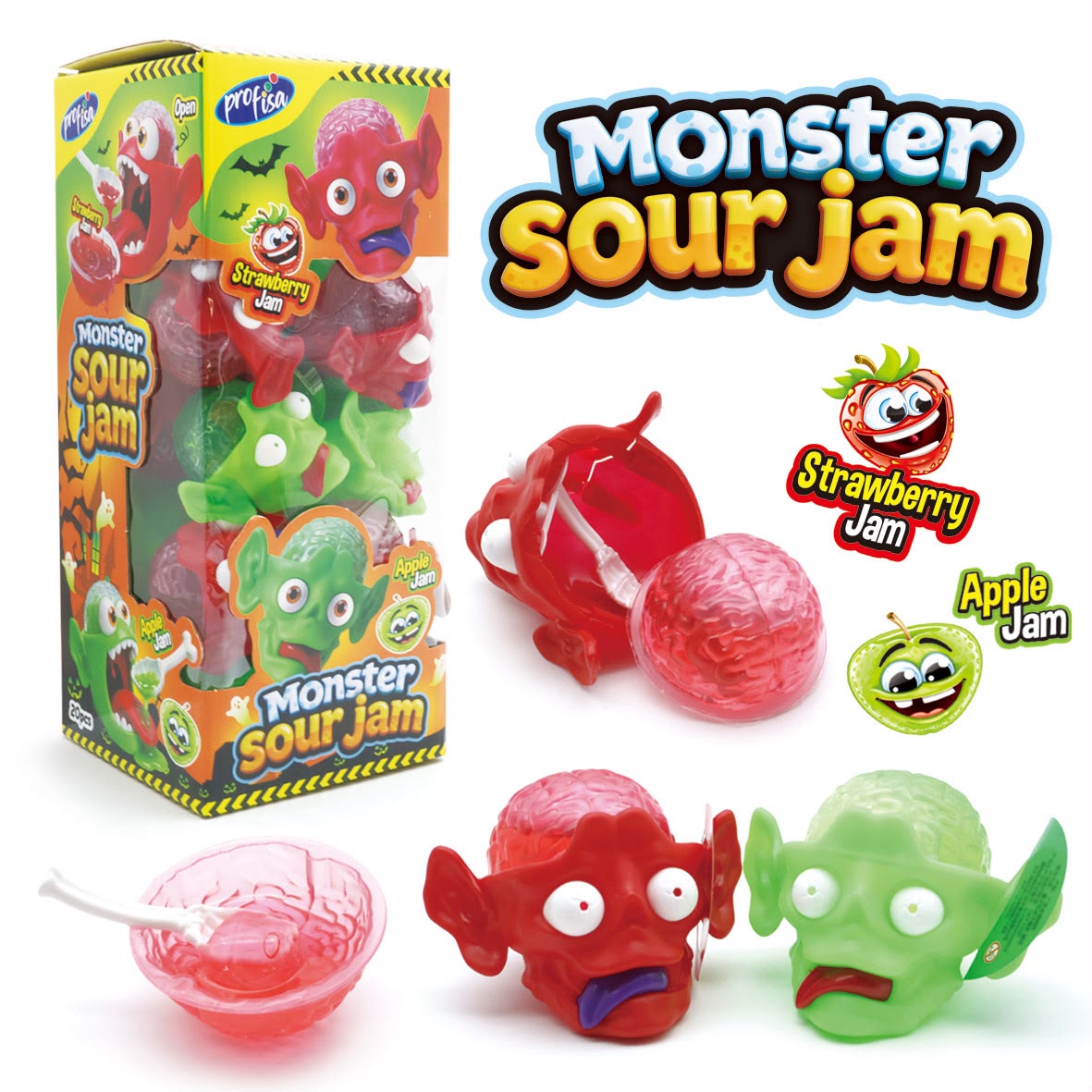 Monster Sour Jam | Contiene 20 Unidades x 20G