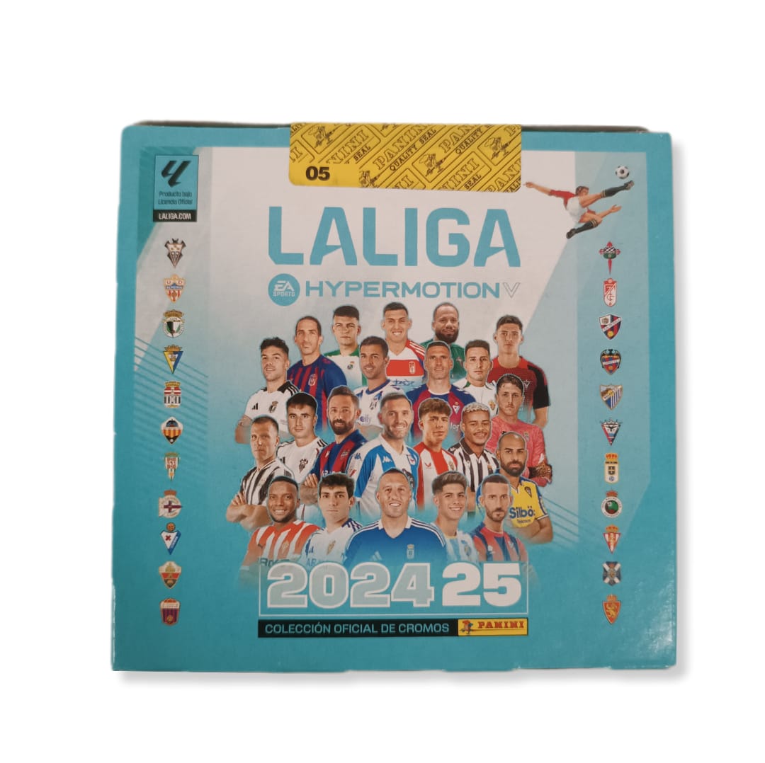 Colección Liga EA Hypermotion 2024 2025 - (Caja 50 Sobres) | Panini Colección Cromos Fútbol