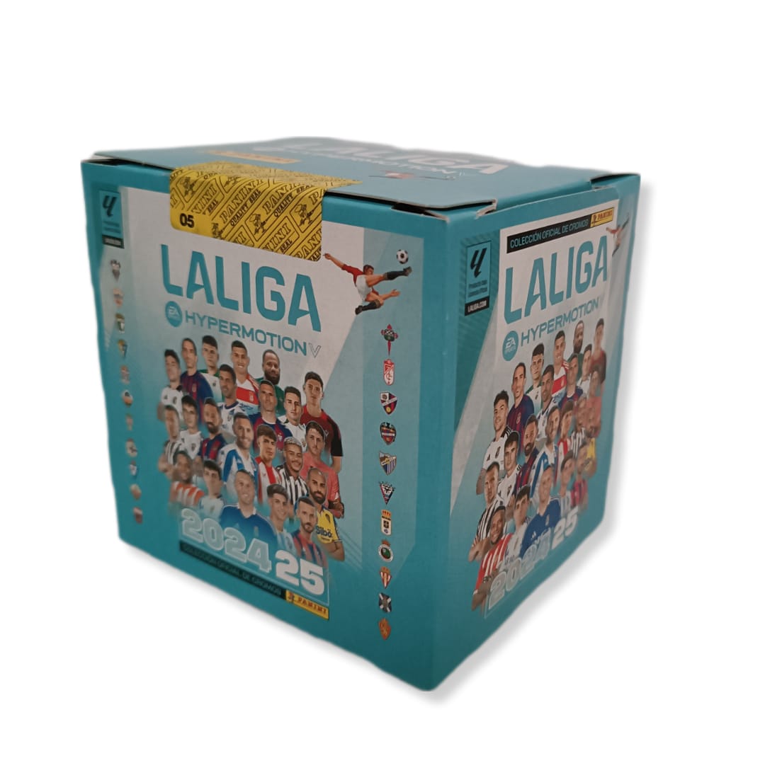 Colección Liga EA Hypermotion 2024 2025 - (Caja 50 Sobres) | Panini Colección Cromos Fútbol