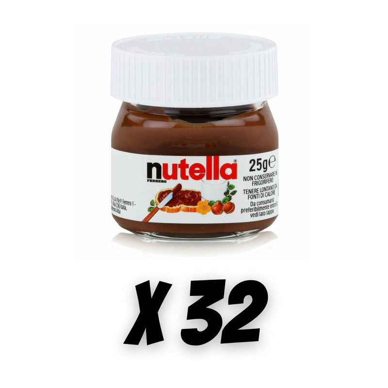 "Nutella Mini Tarro 25g Especial Candy Bar | Crema de Avellana y Cacao Original | Ideal para Comuniones, Bodas, Cumpleaños y Regalos Personalizados -"