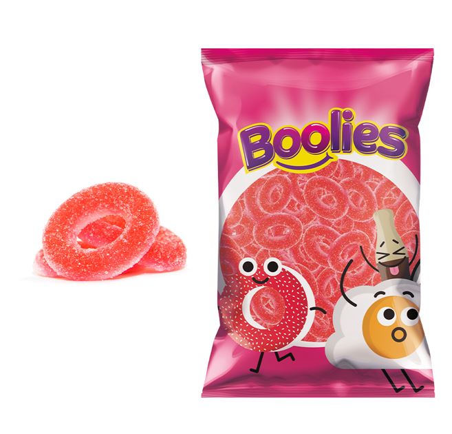Boolies Aros Fresa | Formato Bolsa 1KG