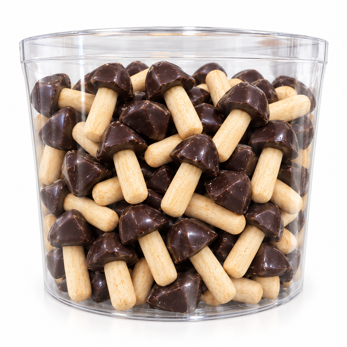 Paraguas "Picos con Chocolate" Sabor Chocolate | Tarro Reutilizable 800G