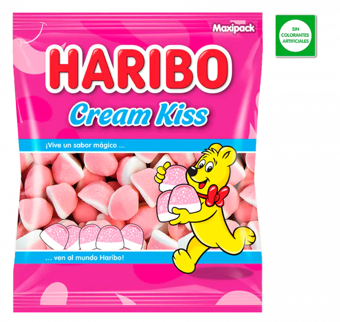 Besos Rosa Azucar - Kiss Haribo | Formato Bolsa 1KG