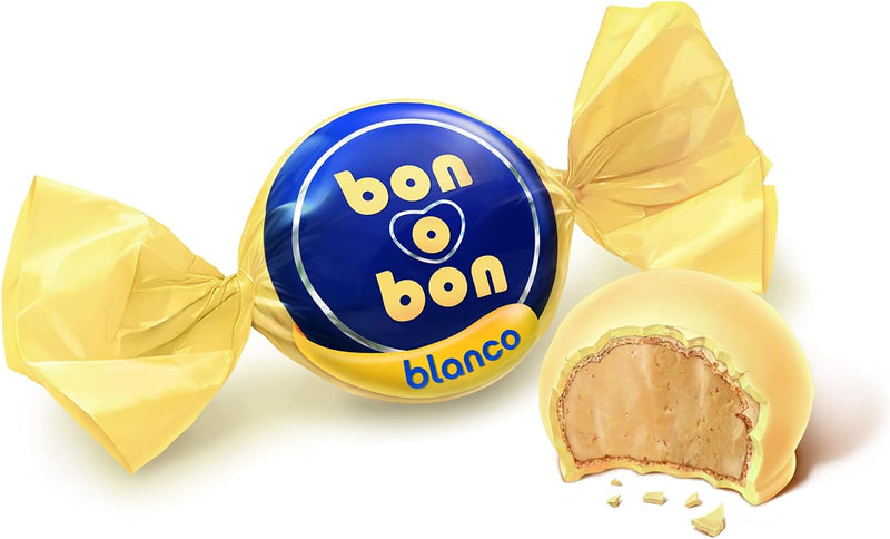 Bon o Bon Chocolate Blanco | Contiene 30 Unidades - Fabricados en Argentina