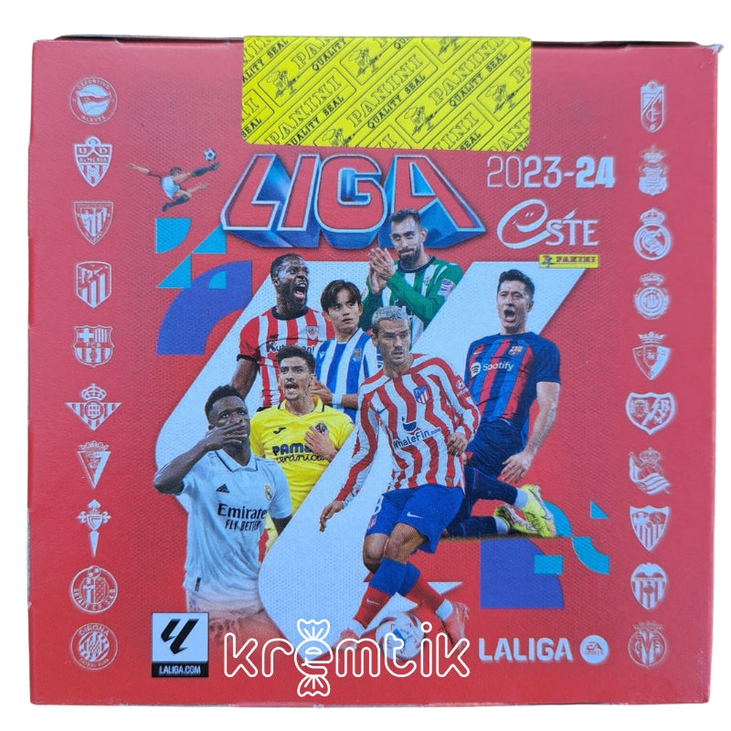 Album Liga 2023 2024 Panini - Pack con sobres coleccionables este (5  promocionales y 15 estándar) y caja para repetidas - 160 cartas y álbum  panini 