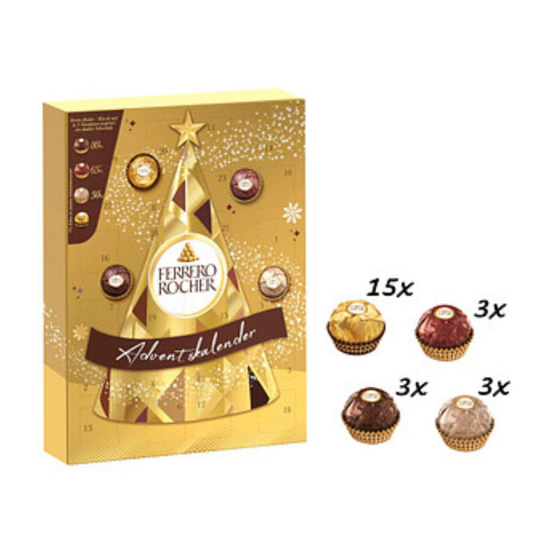 Calendario Adviento Ferrero Rocher Dorado 300g