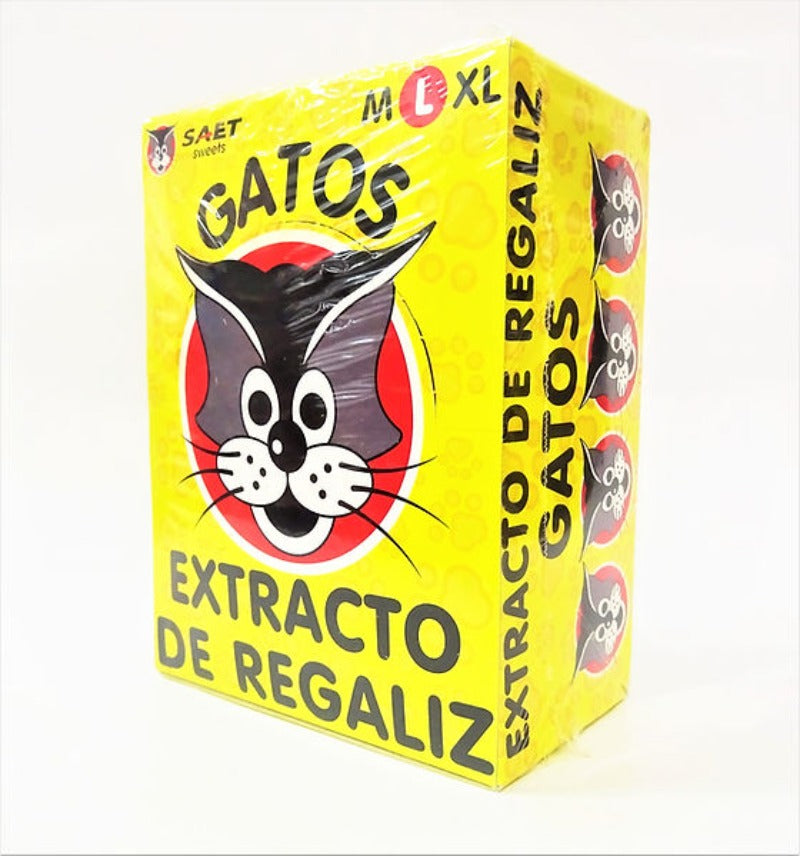 Regaliz Gato Negro "L" (200Uds)