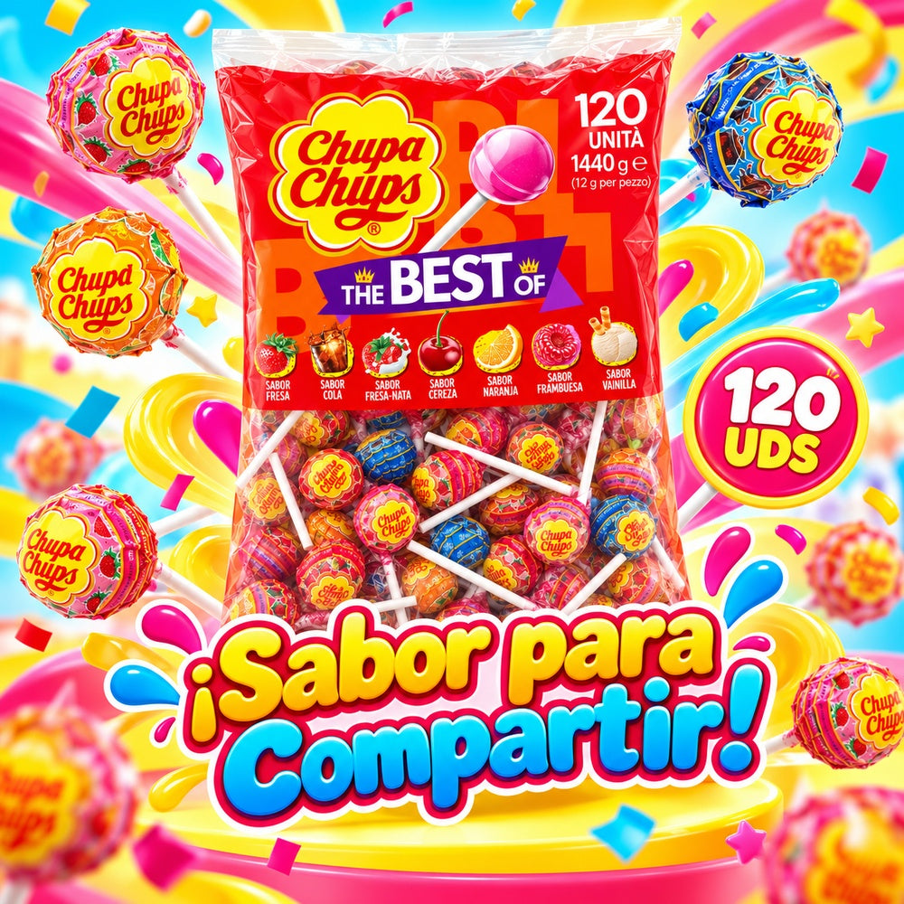 Chupa Chups sabores surtidos imagen temática para compartir