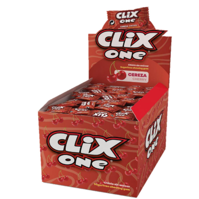 Chicles Clix Sabor Cereza Cherry (200 Unidades)