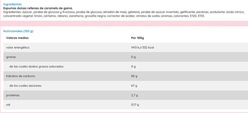 Dulcinubes Rellenas Sandía (75Uds)