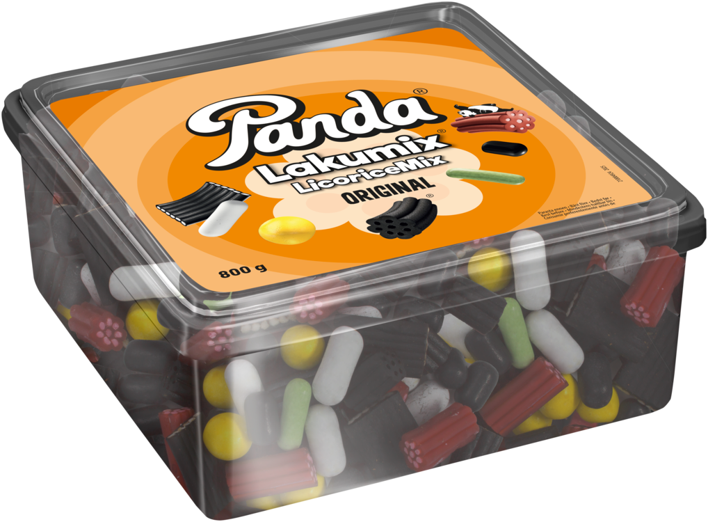 Suritdo Regaliz Extra Panda - Formato Tarro 800G