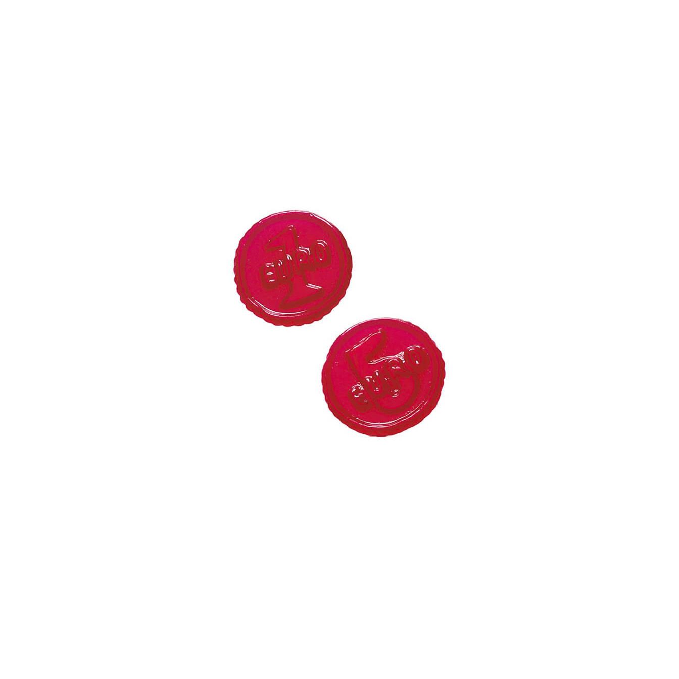 Monedas Euros Rojas Vidal  - Formato Bolsa 250 Unidades