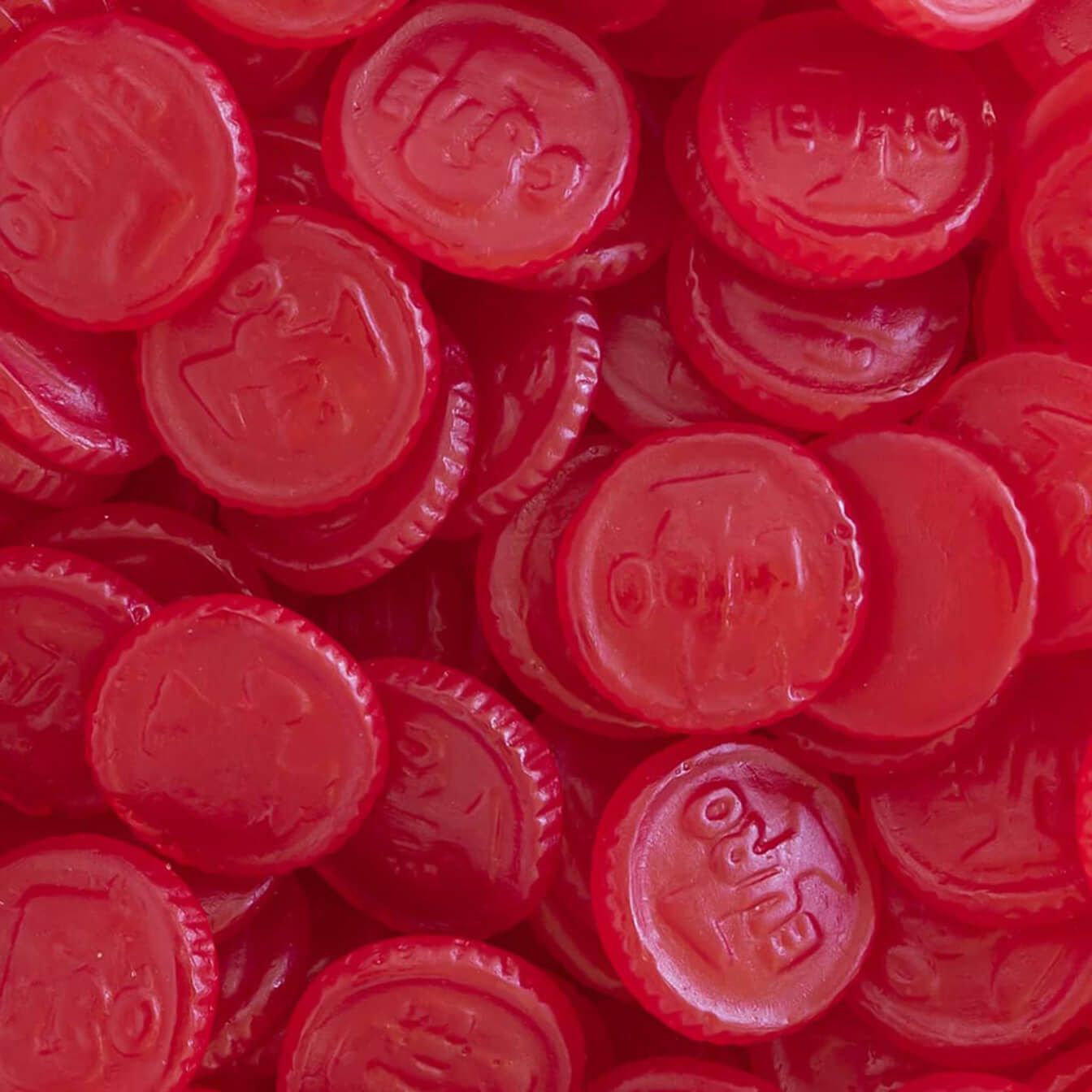 Monedas Euros Rojas Vidal  - Formato Bolsa 250 Unidades