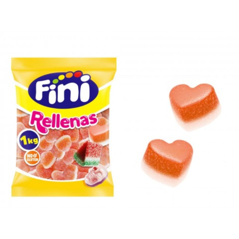 Corazón Melocotón Relleno Fini | Formato Bolsa 1KG