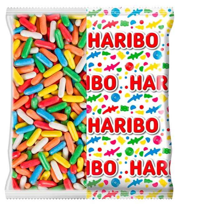 Cápsulas Haribo Regaliz | Formato Bolsa 1KG
