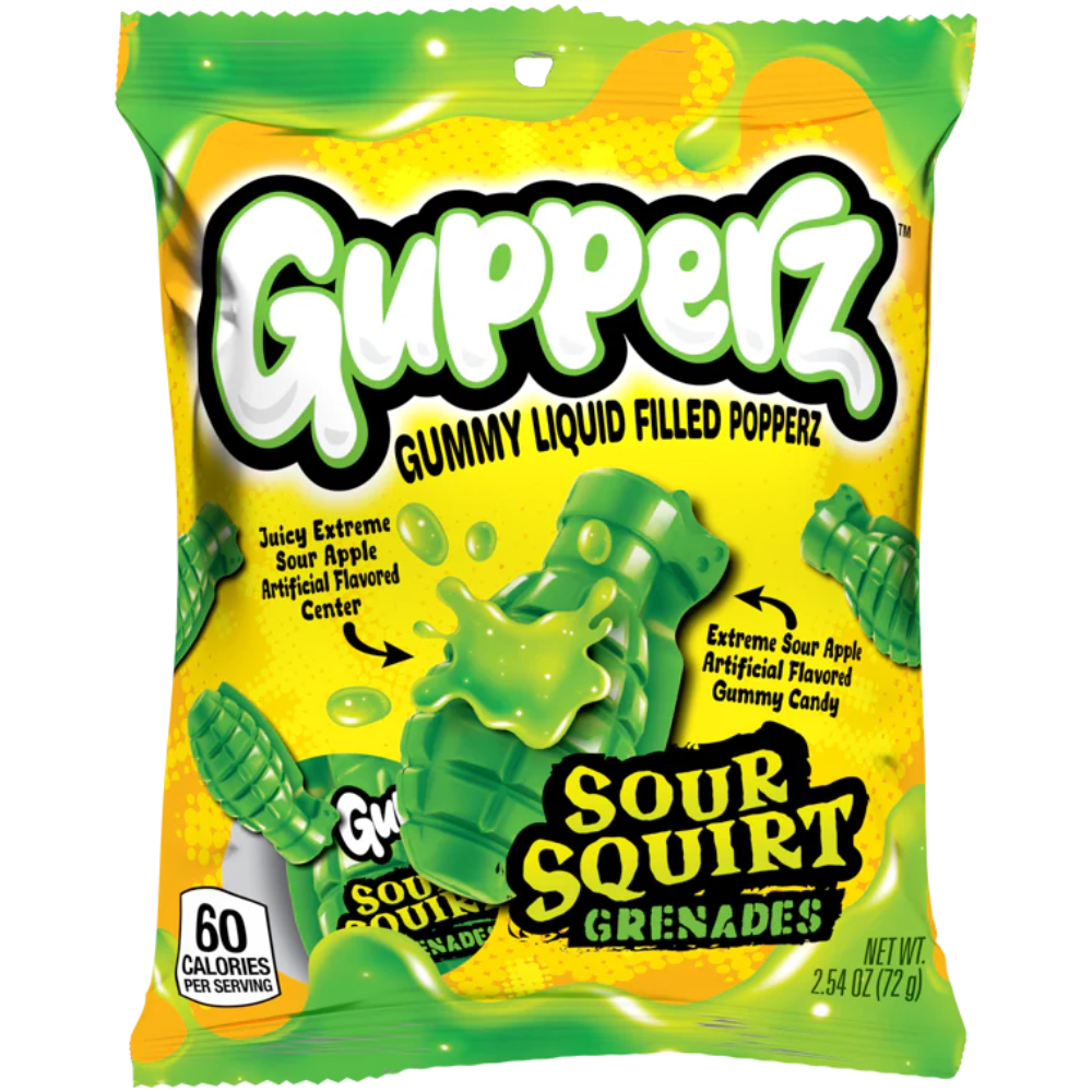 Bombitas Rellenas Gupperz | Formato 12 Uds x 72g