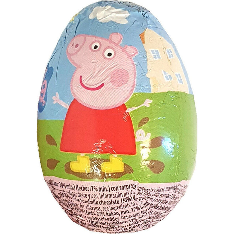 Huevos Chocolate Sorpresa - Temática Peppa Pig | Contiene 24 Unidades